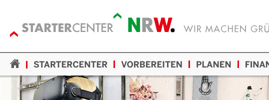Screenshot of Startercenter.NRW